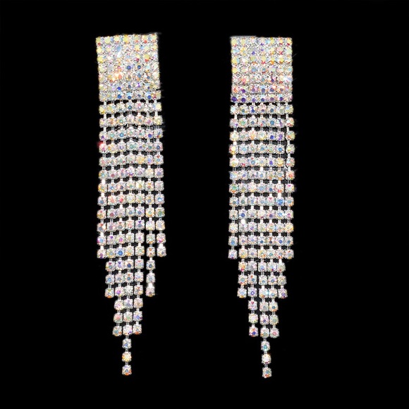 Jewelry - 🌺Luxury tassel Rhinestone Chains Fringe Earring